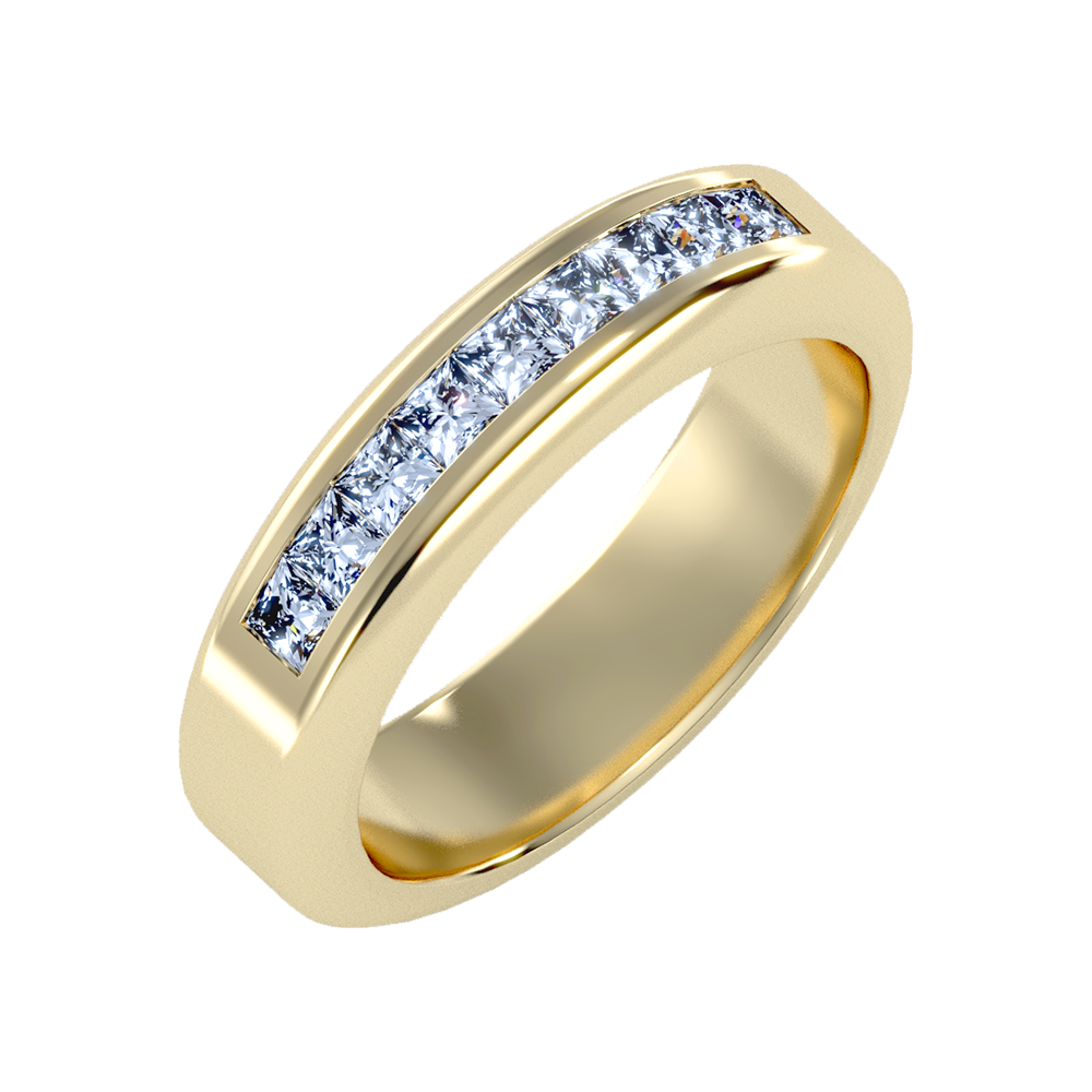 Lustrous Men's Band-Color_Yellow-Gold