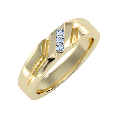 Blazing Men's Band-Color_Yellow-Gold