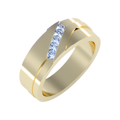 Moonlit Men's Band-Color_Yellow-Gold