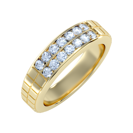 Glitzy Men's Band-Color_Yellow-Gold