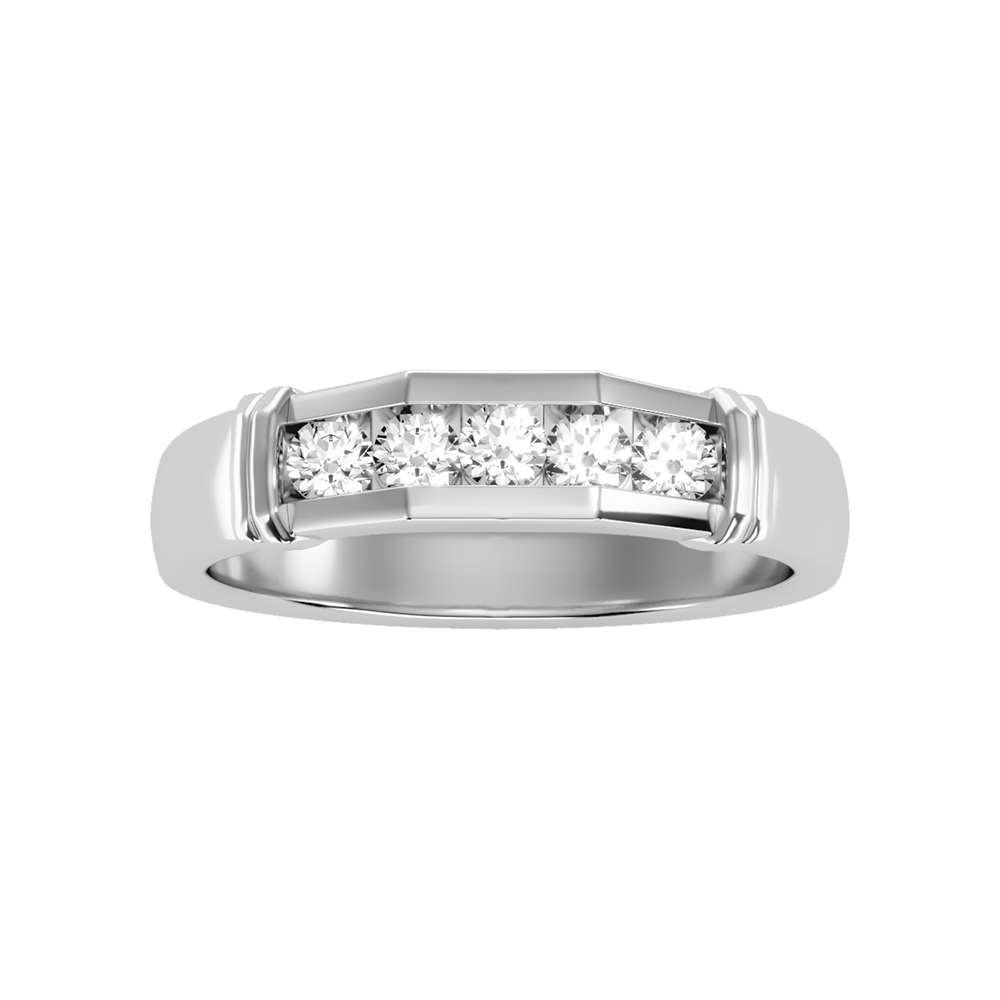 Dazzle Men's Broad Band Ring