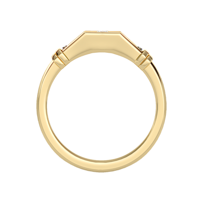 Dazzle Men's Broad Band Ring