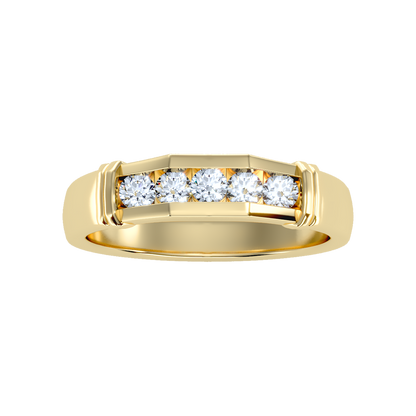 Dazzle Men's Broad Band Ring