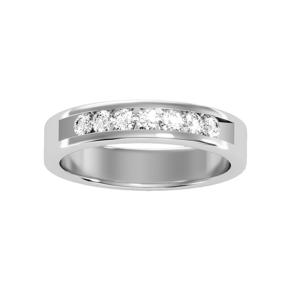 Graceful Broad Band Ring