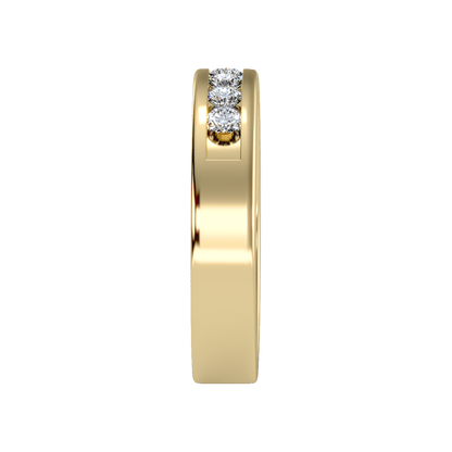 Graceful Broad Band Ring