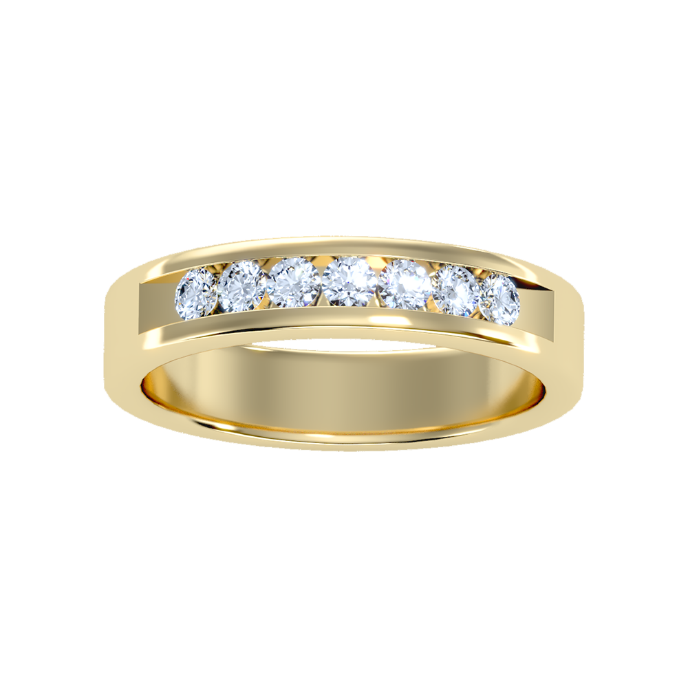 Graceful Broad Band Ring