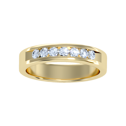 Graceful Broad Band Ring