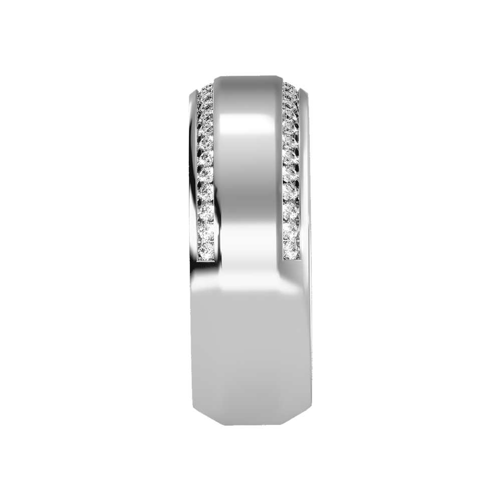 Precision Men's Broad Band Ring