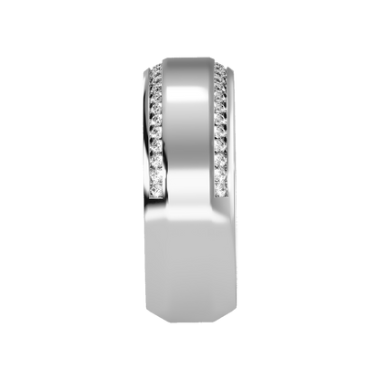 Precision Men's Broad Band Ring