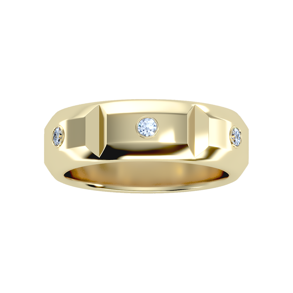 Grandeur Men's Broad Band Ring