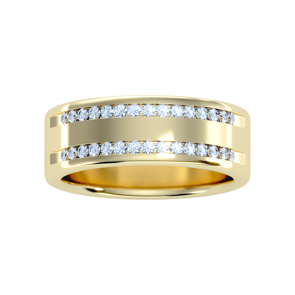 Shine Men's Broad Band Ring