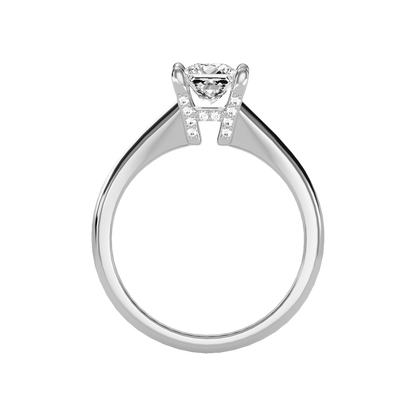 Gleaming Solitaire Ring