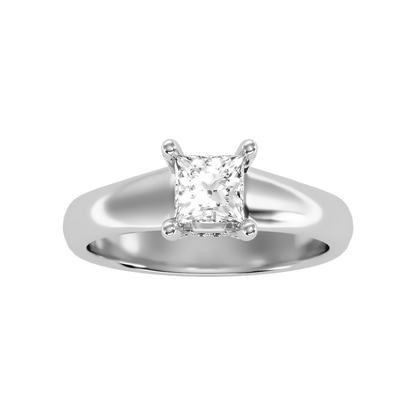 Gleaming Solitaire Ring