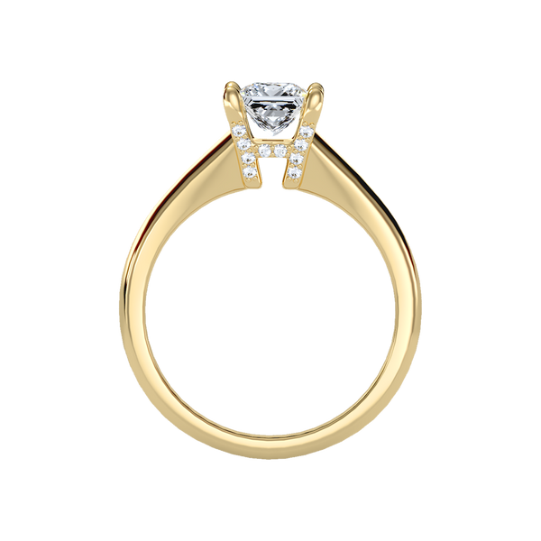Gleaming Solitaire Ring