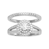 Glistening Bridal Ring Set