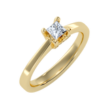 Forever Single Stone Ring-Color_Yellow-Gold