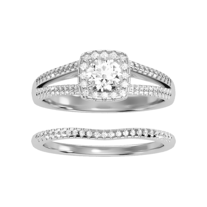 Lambent Bridal Ring Set