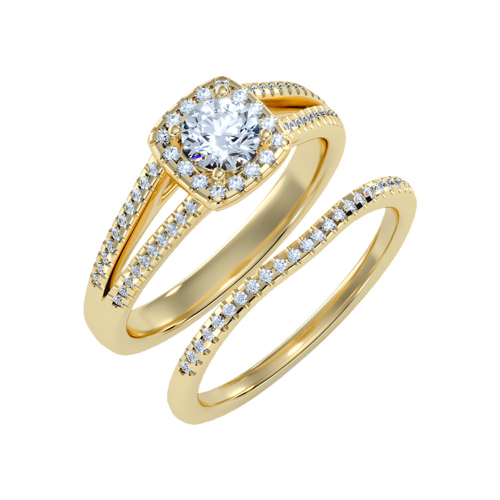 Lambent Bridal Ring Set-Color_Yellow-Gold