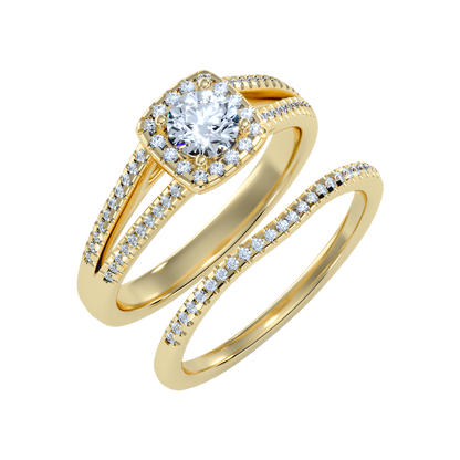 Lambent Bridal Ring Set-Color_Yellow-Gold