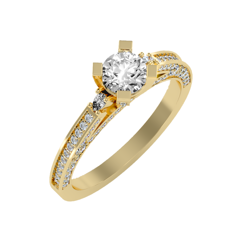 Reefulgent Solitaire Ring-Color_Yellow-Gold