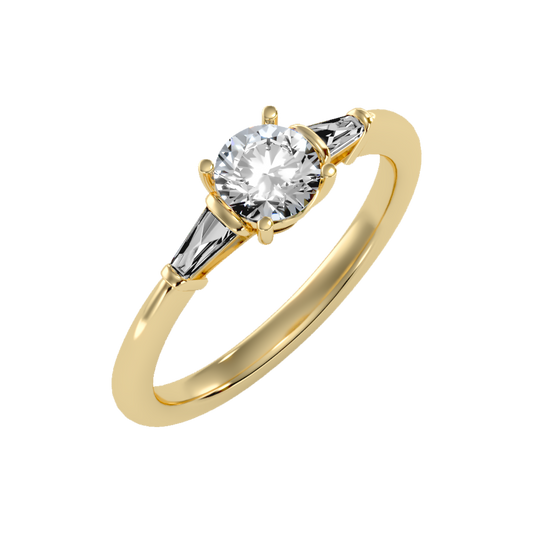 Effulgent Solitaire Ring-Color_Yellow-Gold