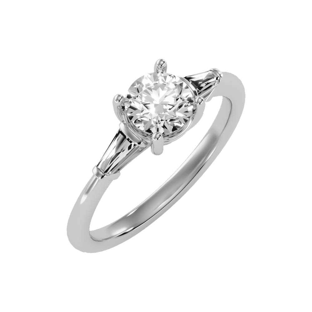 Sensational Solitaire Ring-Color_White-Gold