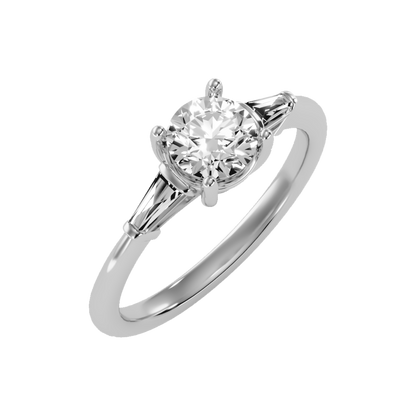 Sensational Solitaire Ring-Color_White-Gold