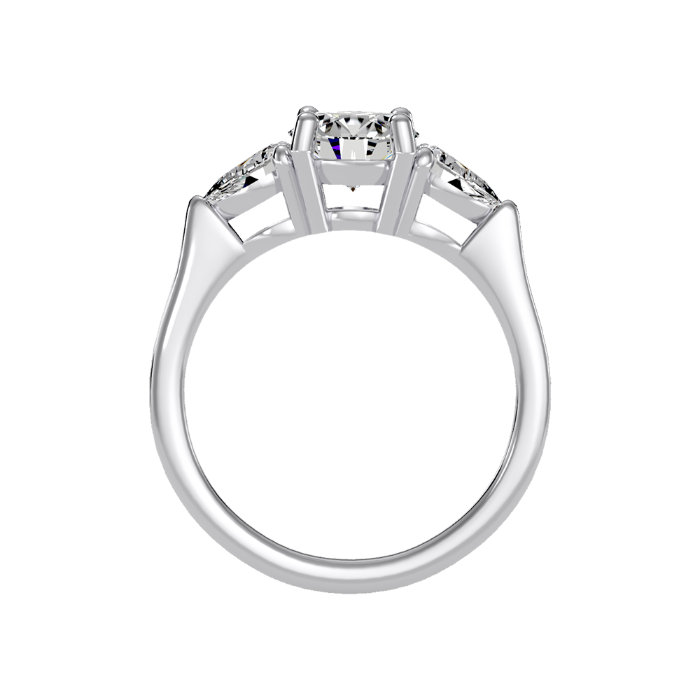 Celestial Halo Solitaire Ring