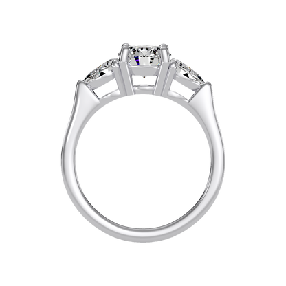 Celestial Halo Solitaire Ring