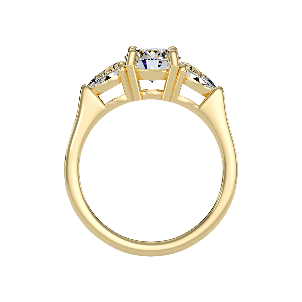 Celestial Halo Solitaire Ring