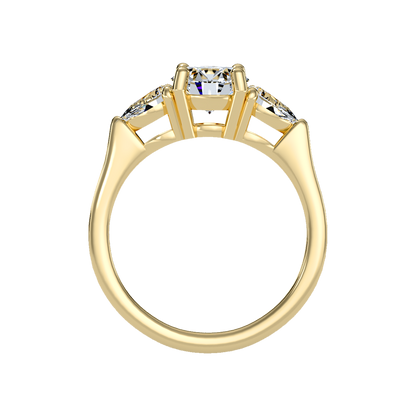 Celestial Halo Solitaire Ring