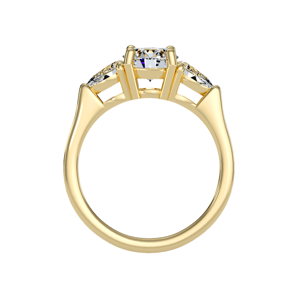 Celestial Halo Solitaire Ring