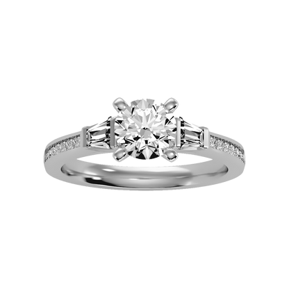 Prime Halo Solitaire Ring