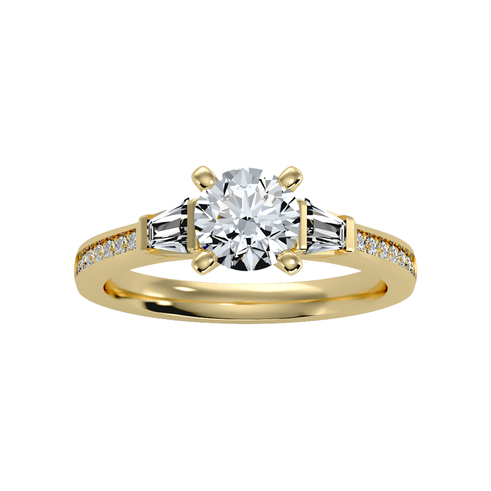 Prime Halo Solitaire Ring