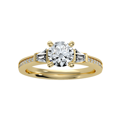 Prime Halo Solitaire Ring