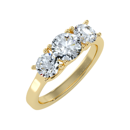 Gentle Three Stone Ring-Color_Yellow-Gold