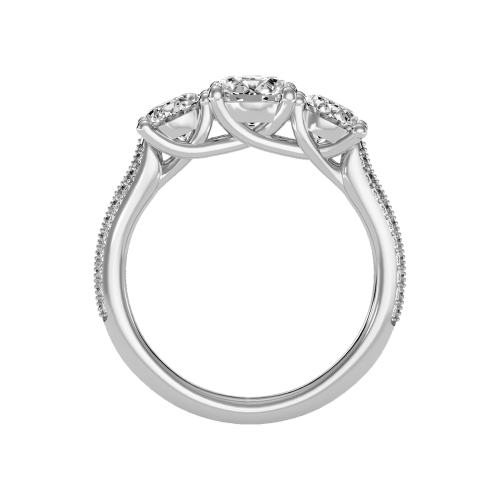 Elite Halo Solitaire Ring