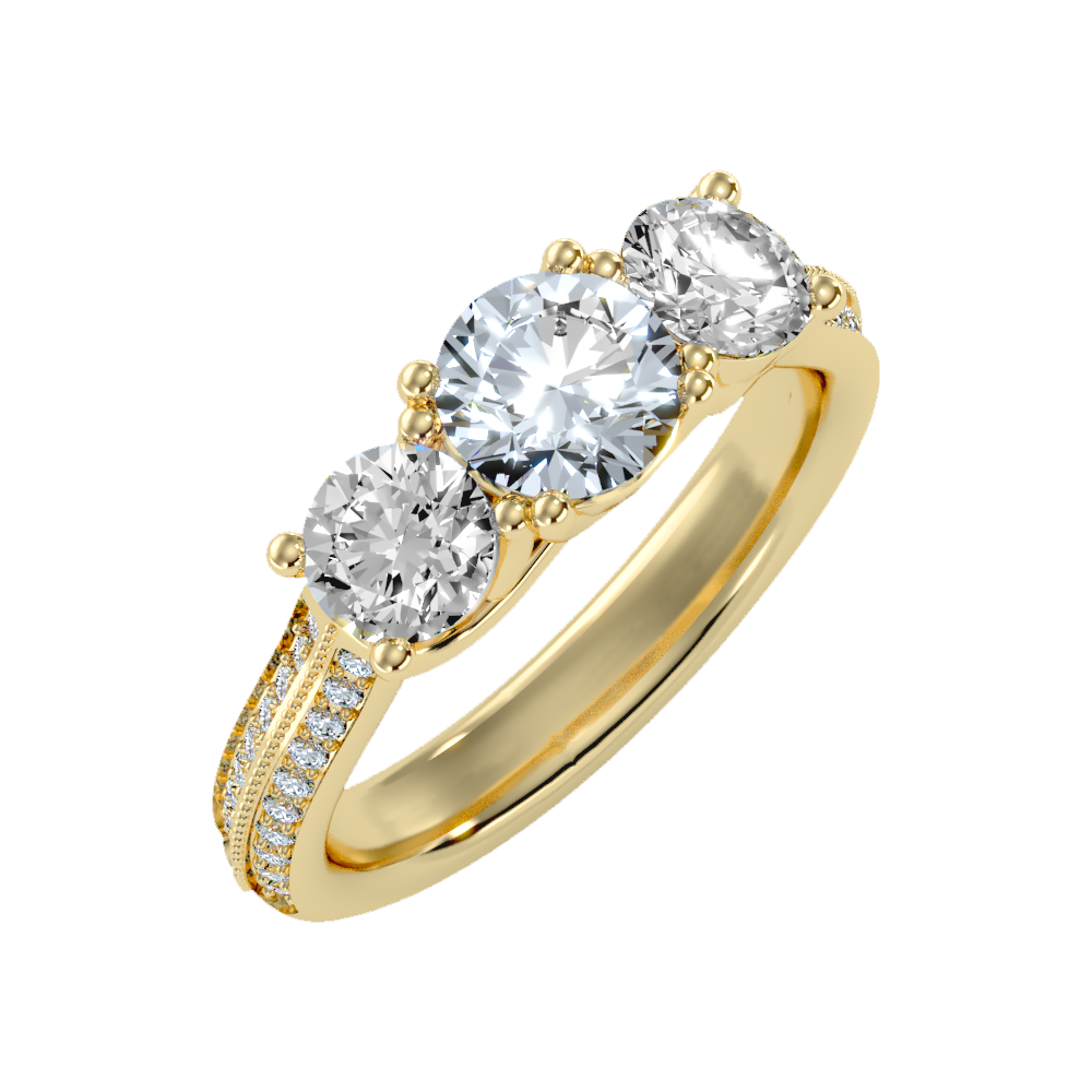 Elite Halo Solitaire Ring-Color_Yellow-Gold