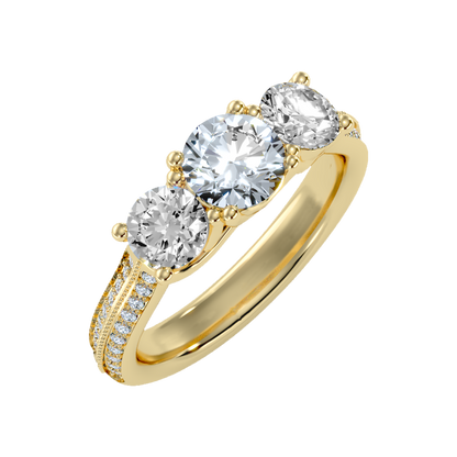 Elite Halo Solitaire Ring-Color_Yellow-Gold