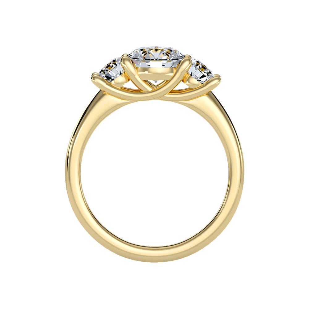 Chief Halo Solitaire Ring