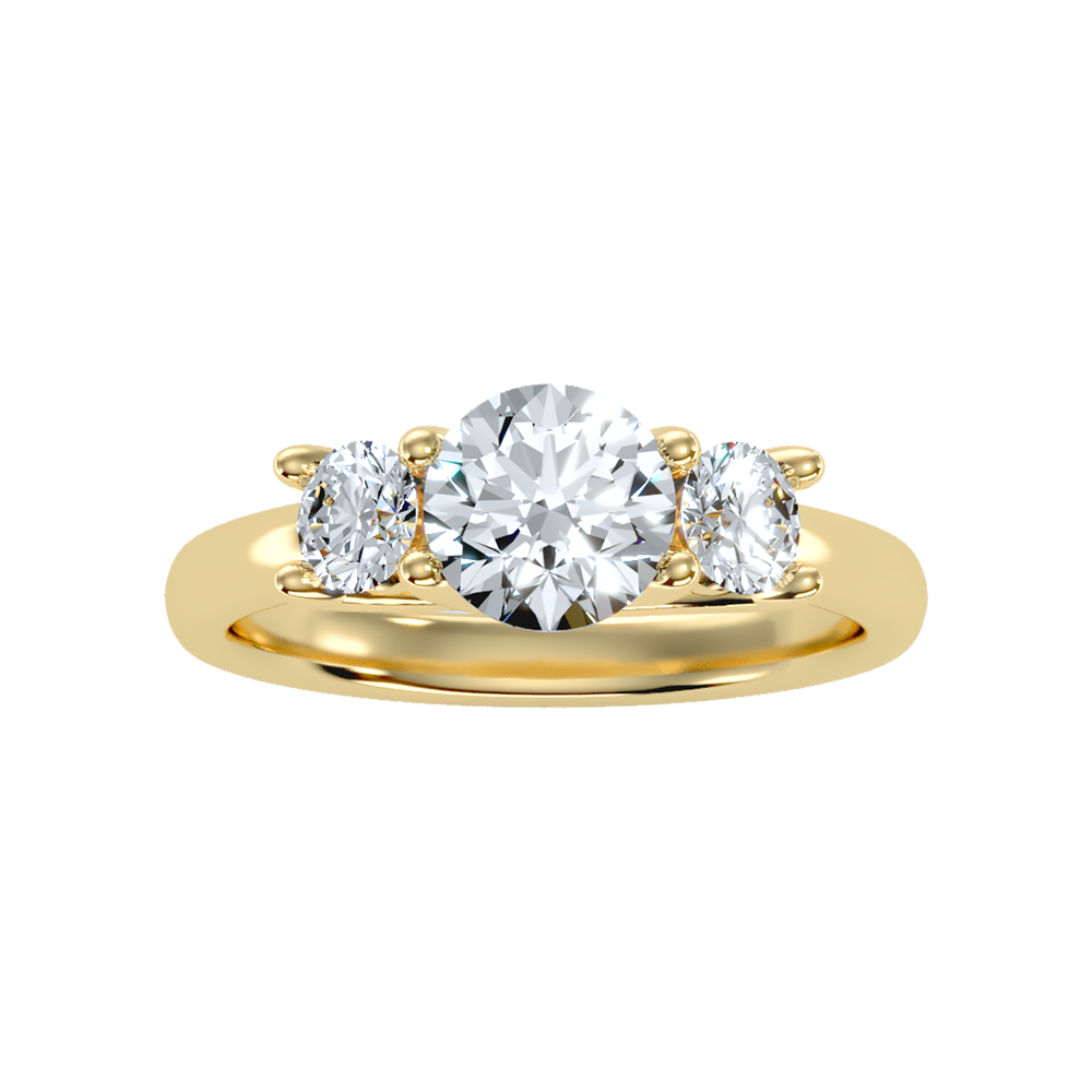 Chief Halo Solitaire Ring