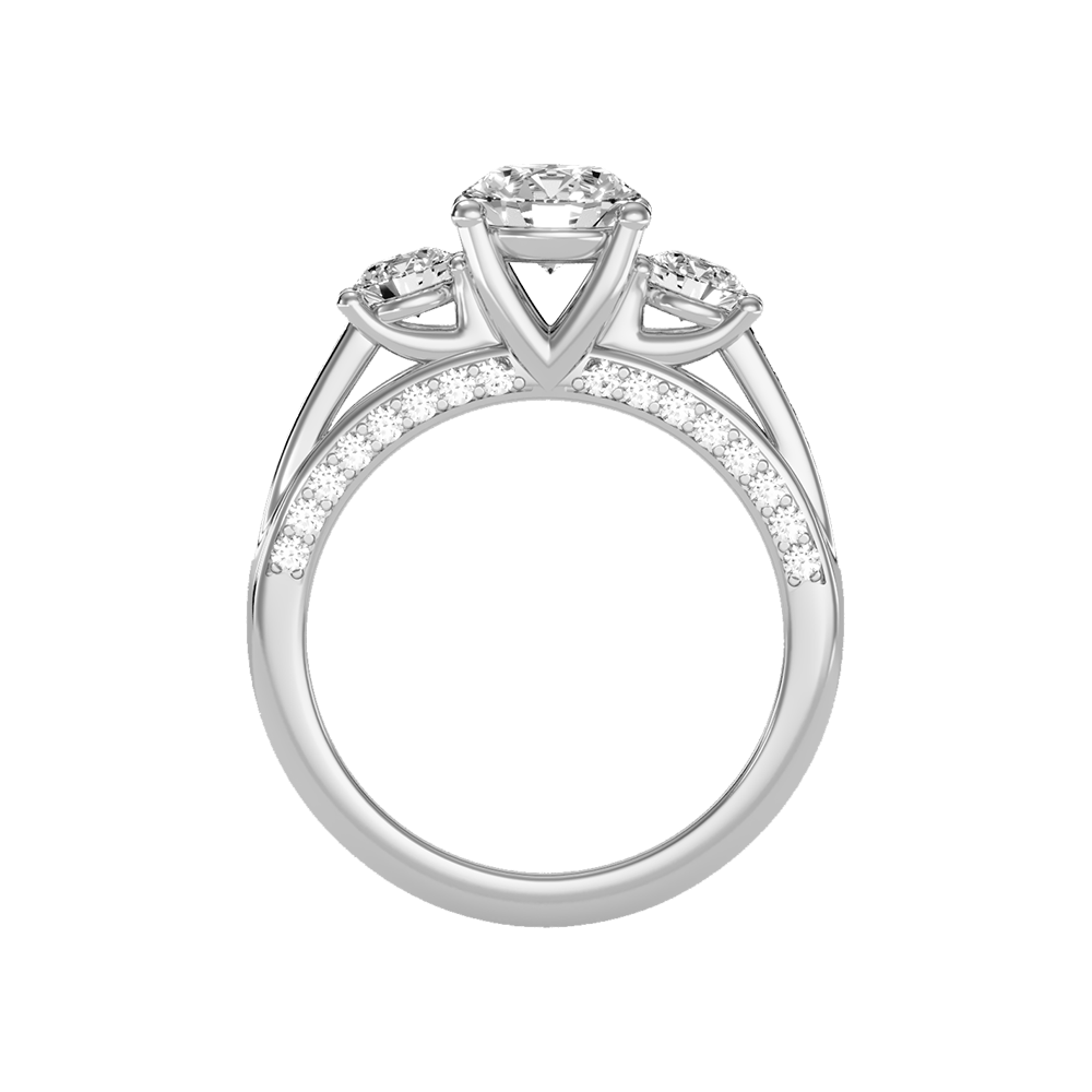 Unmatched Halo Solitaire Ring