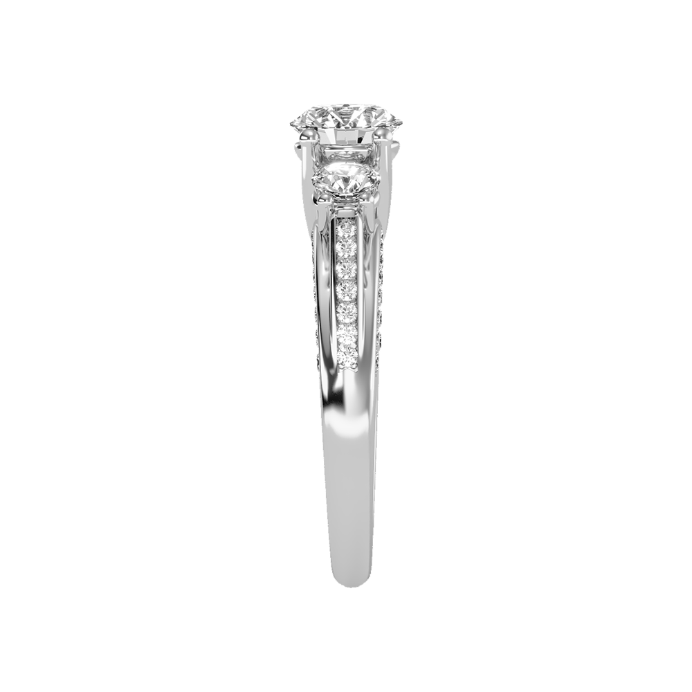 Unmatched Halo Solitaire Ring