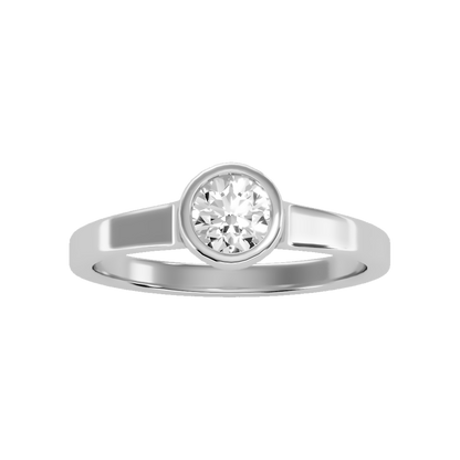 Beamy Solitaire Ring