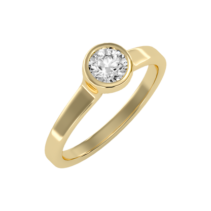 Beamy Solitaire Ring-Color_Yellow-Gold