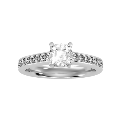 Blazing Solitaire Ring