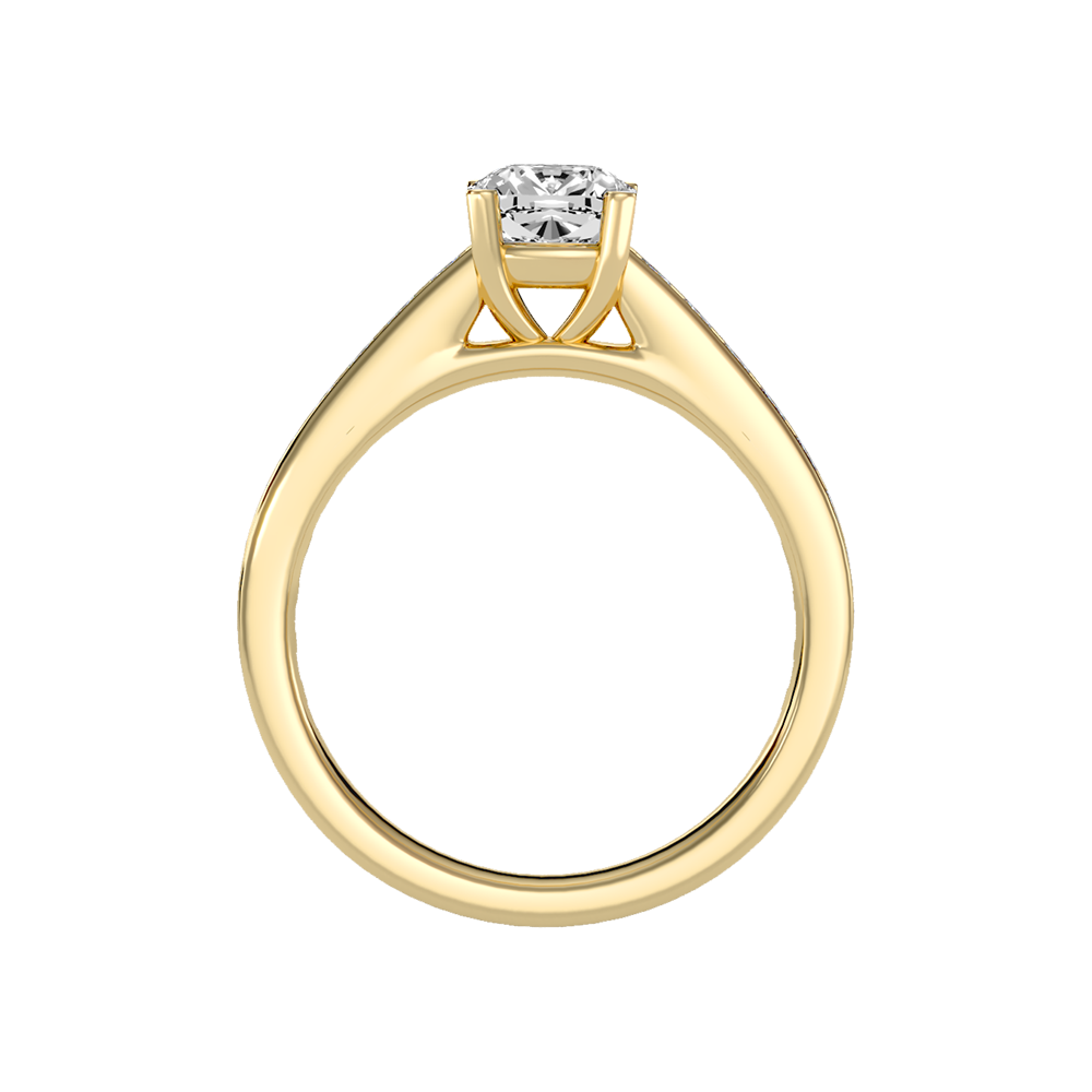 Blazing Solitaire Ring