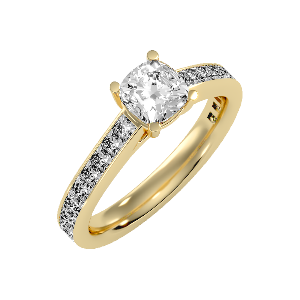 Blazing Solitaire Ring-Color_Yellow-Gold