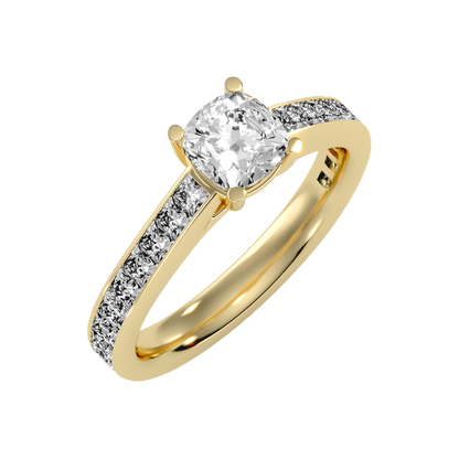 Blazing Solitaire Ring-Color_Yellow-Gold