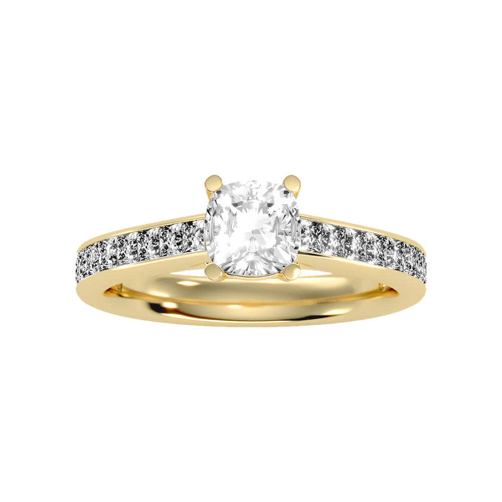 Blazing Solitaire Ring